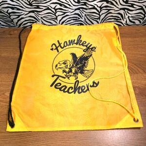 AUC99 0529 Thrifted Rare University Iowa Hawkeyes Teachers Sling Bag GWOSLOO.42